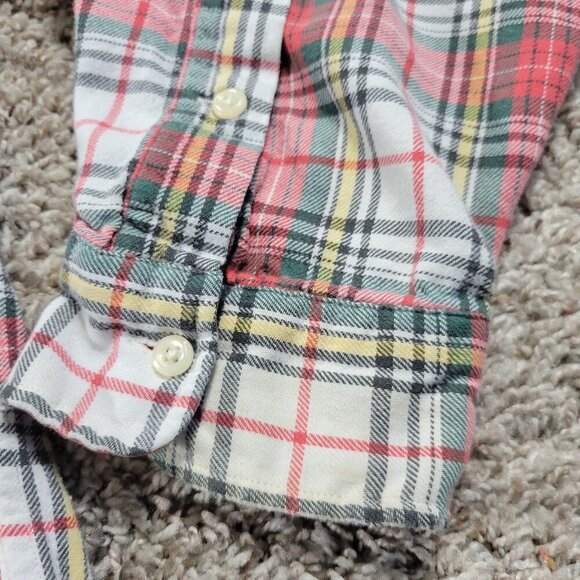 Polo Ralph Lauren Shirt Mens 2XL Colorful Button Down Plaid Blaire Long Sl Flaw* - Picture 7 of 10